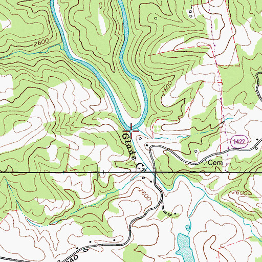 Topographic Map of McClains Mill (historical), NC