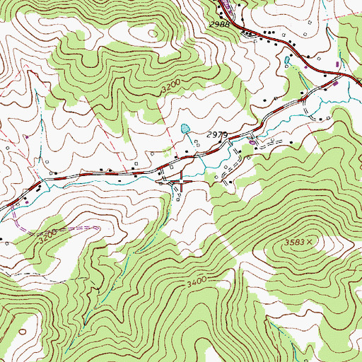 Topographic Map of Moxley Mill (historical), NC