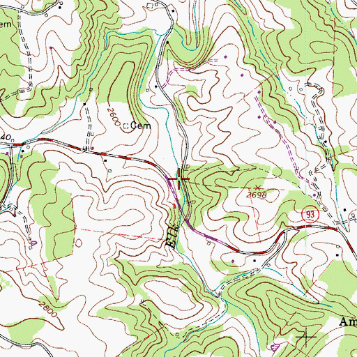 Topographic Map of Osborne Rolling Mill (historical), NC