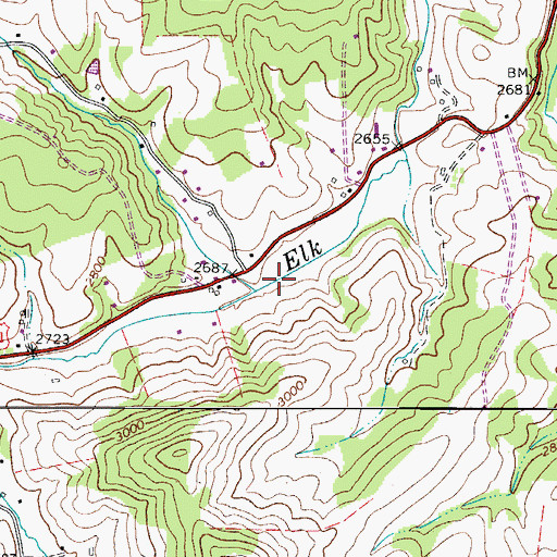 Topographic Map of Williams Mill (historical), NC