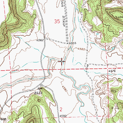 Topographic Map of Pion Canyon, CO
