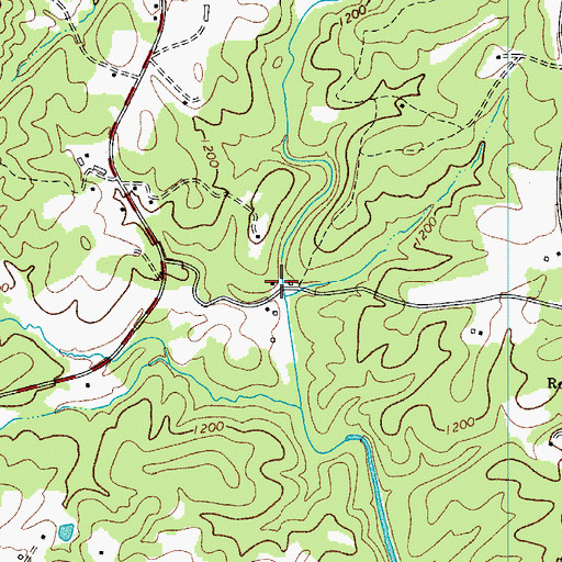 Topographic Map of Brewers Mill (historical), NC