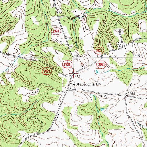 Topographic Map of Dimmette (historical), NC