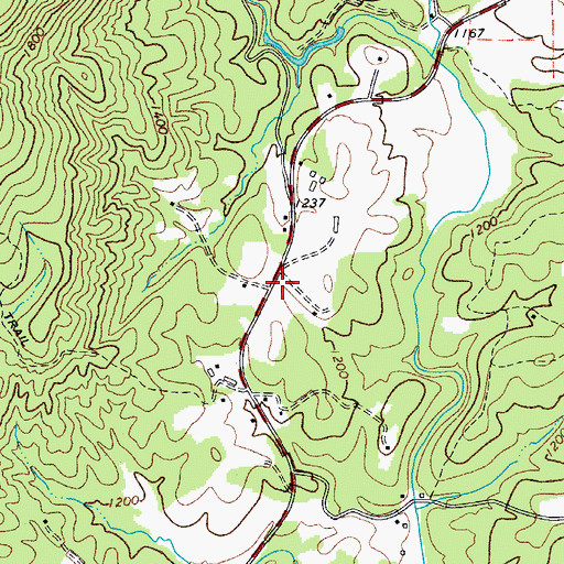 Topographic Map of Holbrook School (historical), NC