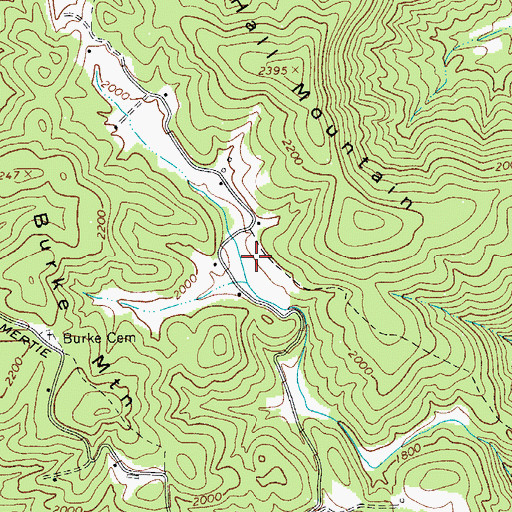 Topographic Map of Mertie (historical), NC