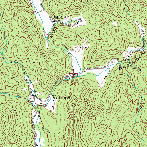 Topographic Map of Shepherds Store (historical), NC