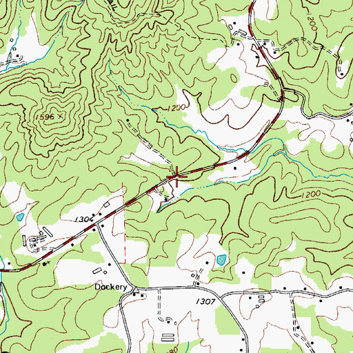 Topographic Map of Zebra (historical), NC