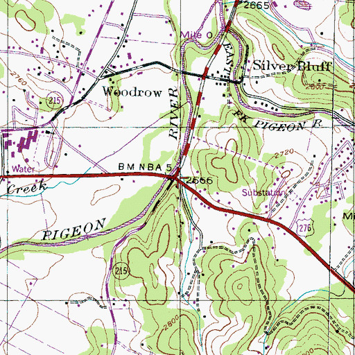Topographic Map of Sonoma (historical), NC