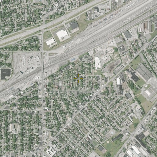 Aerial/Satellite Image of Collinwood Pentecostal Church, OH