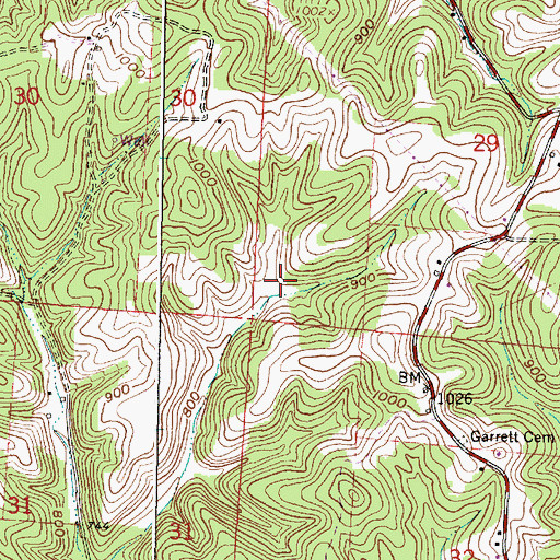Topographic Map of Greenbrier School (historical), OH