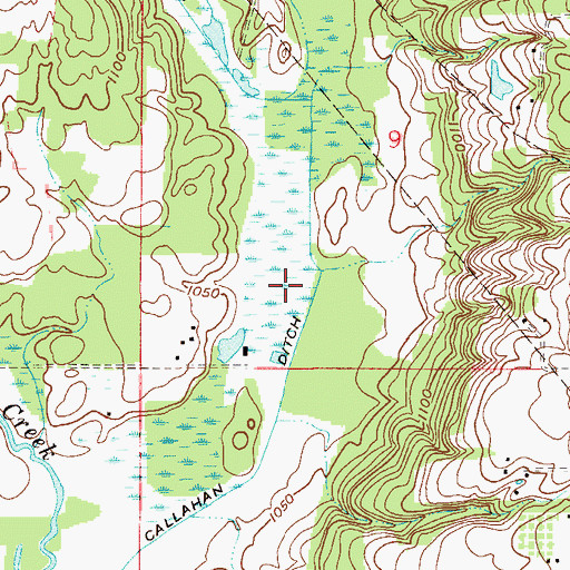 Topographic Map of New Albany Marsh, OH