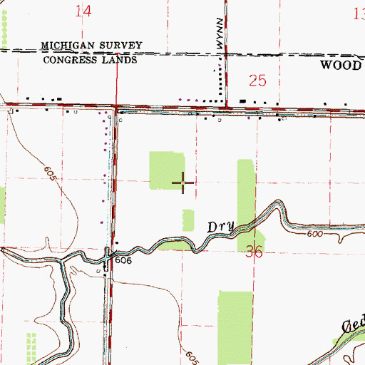 Topographic Map of Nature Trails Park, OH