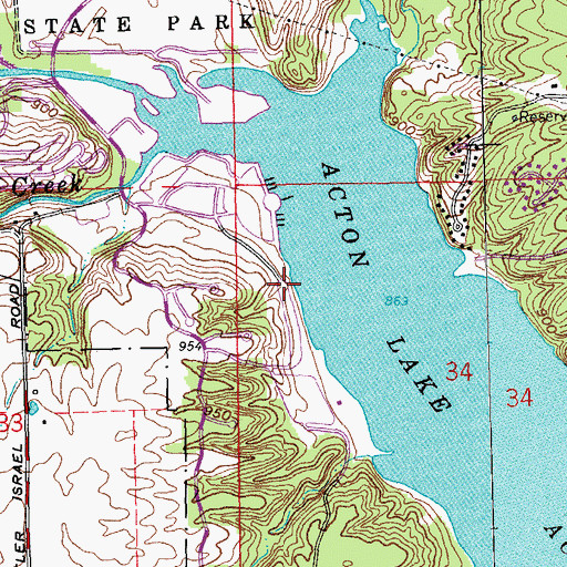 Topographic Map of Deer Pen Picnic Area, OH