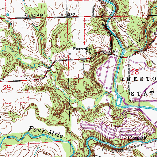 Topographic Map of Equisetum Loop Trail, OH