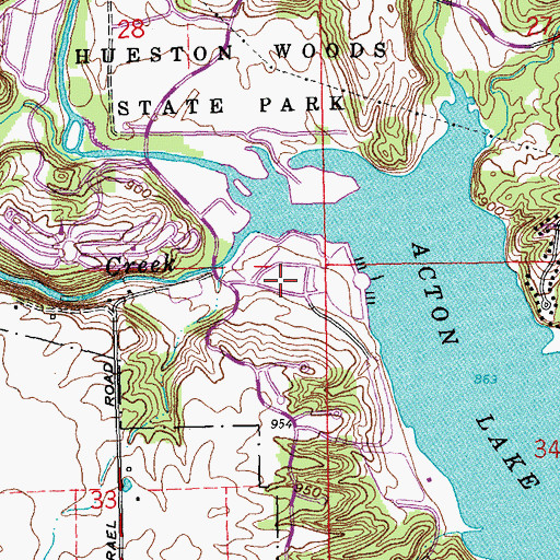 Topographic Map of Oxford Honor Camp (historical), OH