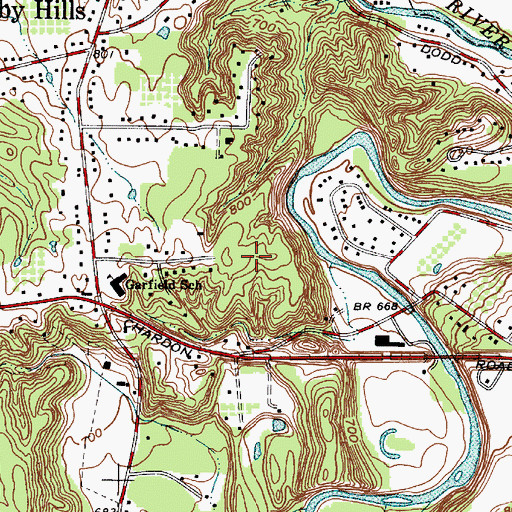 Topographic Map of Hach-Otis Sanctuary State Nature Preserve, OH