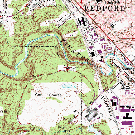 Topographic Map of Egbert Picnic Area, OH