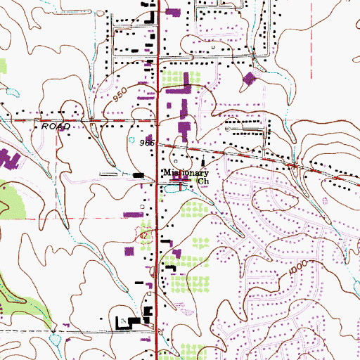 Topographic Map of Altenheim, OH