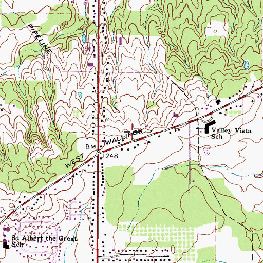 Topographic Map of Lucille Heasley Soccer Field, OH