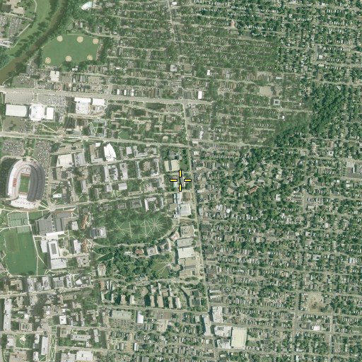 Aerial/Satellite Image of Arps Hall, OH