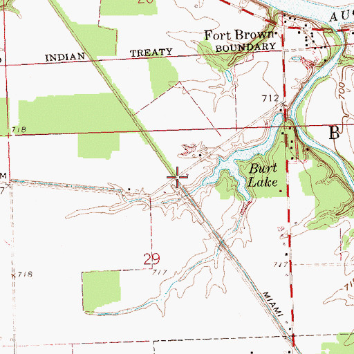 Topographic Map of Saint Andrews (historical), OH