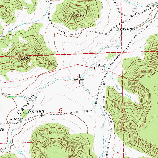 Topographic Map of Chapman Canyon, CO