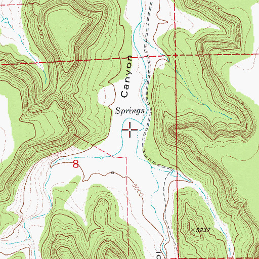Topographic Map of Icehouse Canyon, CO