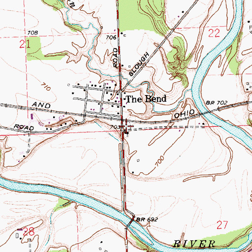 Topographic Map of New Saint Stephens Catholic Cemetery, OH