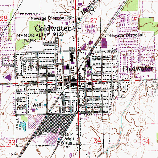 Topographic Map of Holy Trinity Church, OH