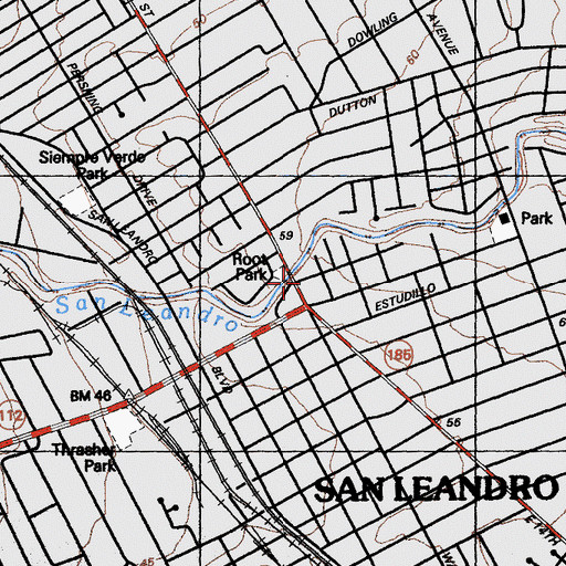 Topographic Map of Prayer Chapel, CA