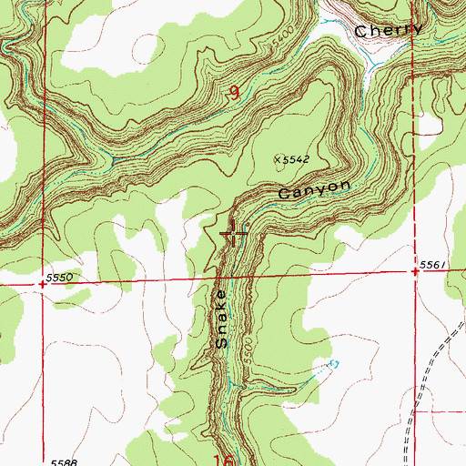 Topographic Map of Plum Valley, CO