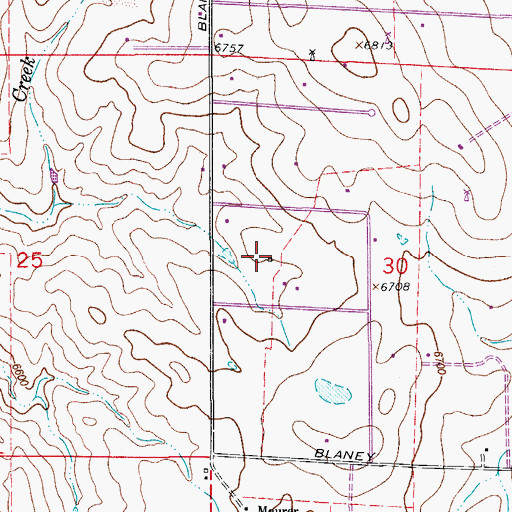 Topographic Map of Dustrude Ranch (historical), CO