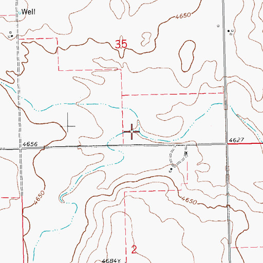 Topographic Map of North Fork Sand Arroyo, CO