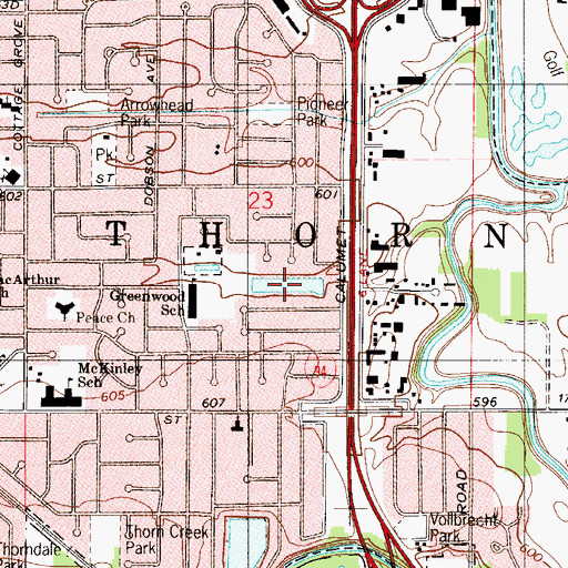 Topographic Map of Swets Lake, IL