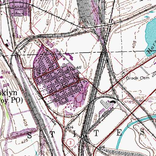 Topographic Map of Union Baptist Church, IL