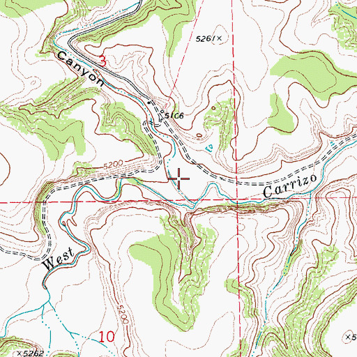 Topographic Map of Baldy Canyon, CO
