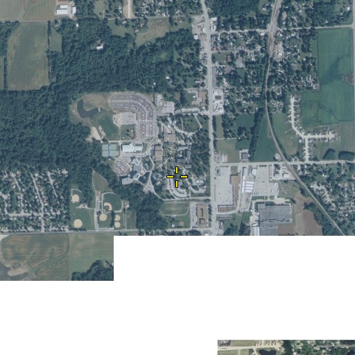 Aerial/Satellite Image of Haskell Hall, IL