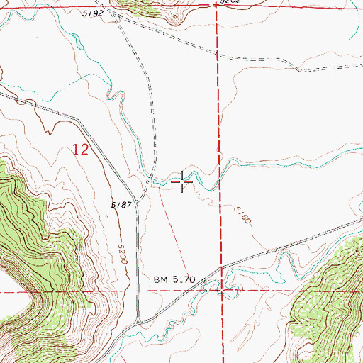 Topographic Map of Long Canyon, NM