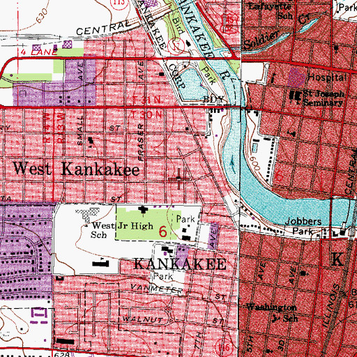 Topographic Map of Saint John Reformed Church, IL