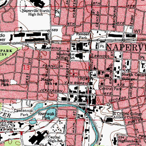 Topographic Map of Church of the Brethren, IL