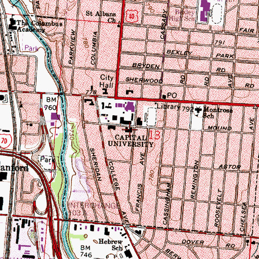 Topographic Map of Lohman Complex, OH