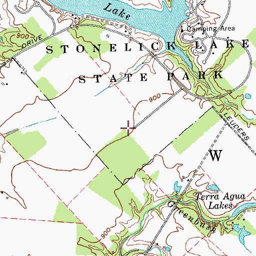 Topographic Map of Beechtree Trail, OH
