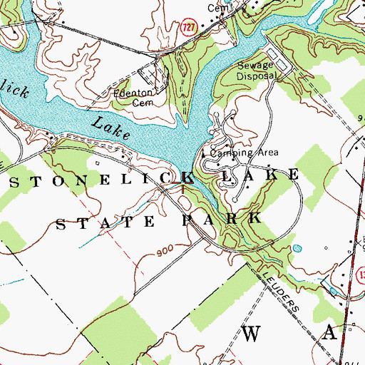 Topographic Map of Lakeview Trail, OH