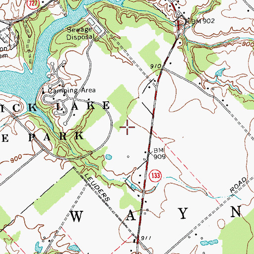 Topographic Map of Red Fox Trail, OH