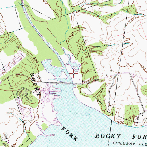 Topographic Map of Deer Loop Trail, OH