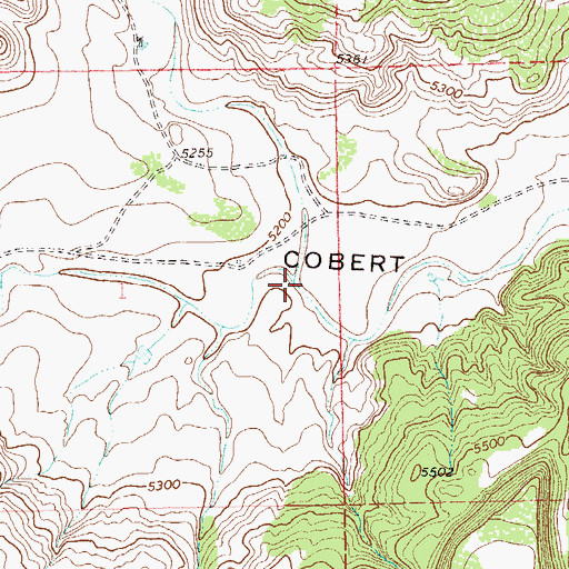 Topographic Map of Gotera Canyon, CO