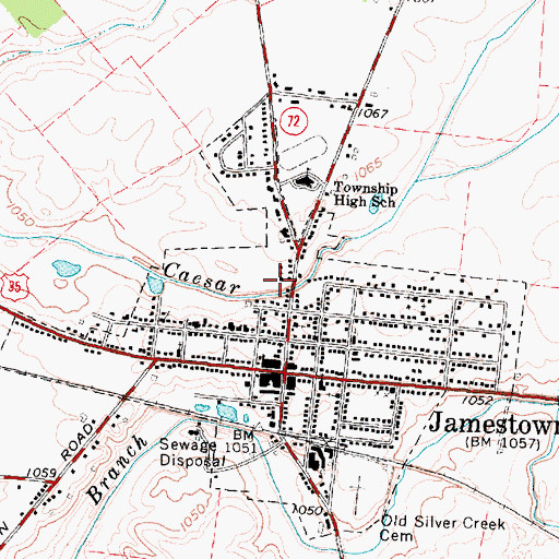 Topographic Map of International Pentecostal Church, OH