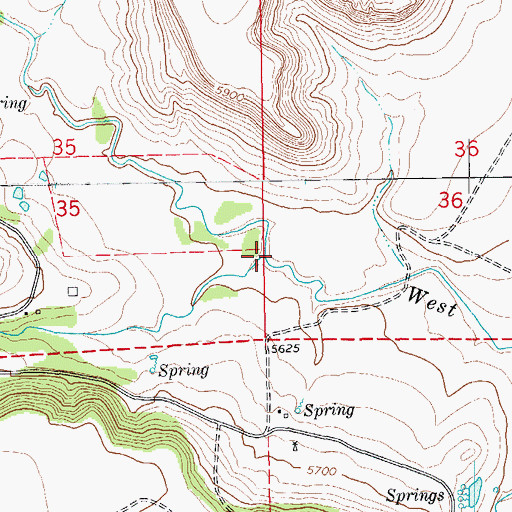 Topographic Map of Tomasa Creek, CO
