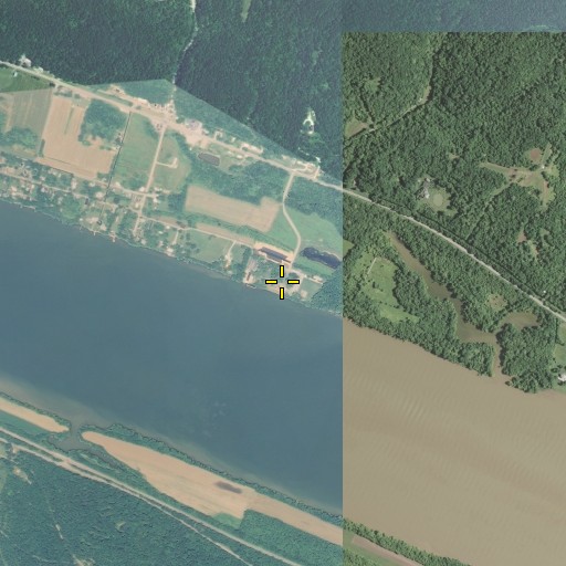 Aerial/Satellite Image of Chilo Lock 34 Park, OH
