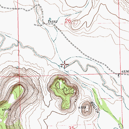 Topographic Map of Sheep Pen Canyon, NM